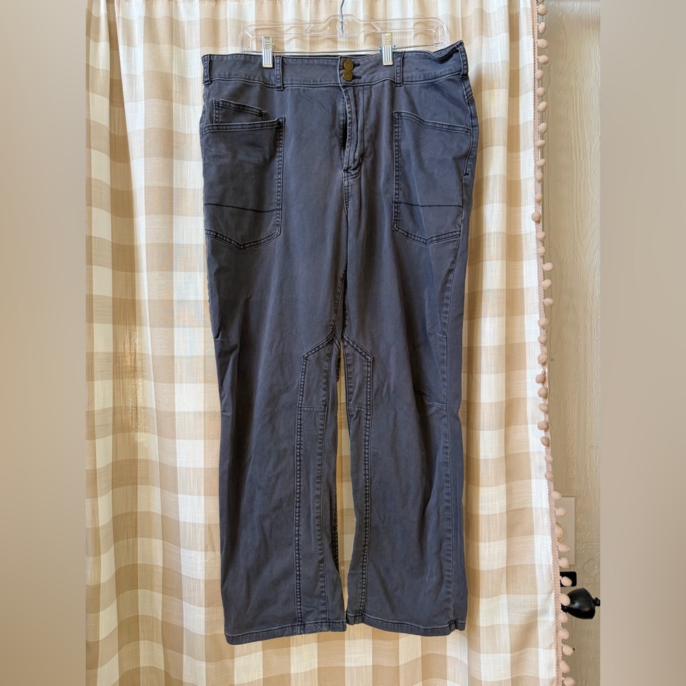 Anthropologie Pilcro Charcoal Utility Cargo Pants